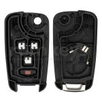 Chevrolet 4 Button Flip Remote Case