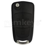 Chevrolet Captiva 3Btn Flip Remote Case