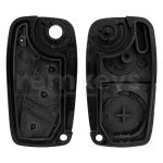 Fiat 2Btn Flip Remote Case - Battery Backside