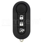 Fiat 500L 3 Button Flip Remote Case Type 2