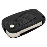 Fiorino 2 Button Flip Remote Case - Black