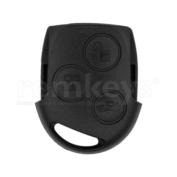 Ford Black Head 3 Button Remote Case