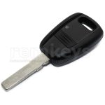 Fiat 1 Button Remote Case SIP22 - Black