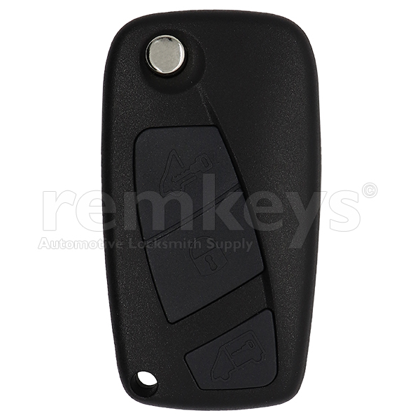 Fiorino 3 Button Flip Remote Case - Black