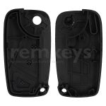 Fiorino 3 Button Flip Remote Case - Black