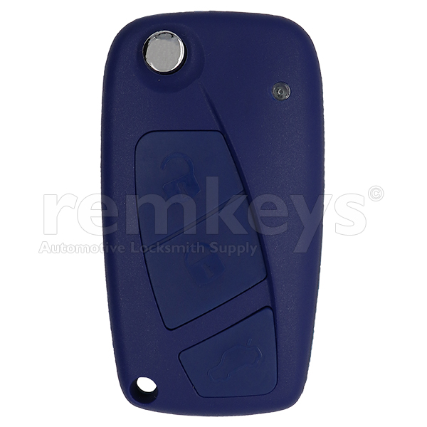 Fiorino 3 Button Flip Remote Case - Blue