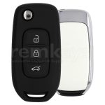 805670077R Megane4 3Btn Flip Remote Hitag Aes 433mhz Aftermarket