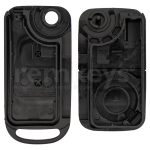 Mercedes 2 Button Flip Remote Case