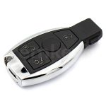 Mercedes New Chrome 3Btn IR Remote Case