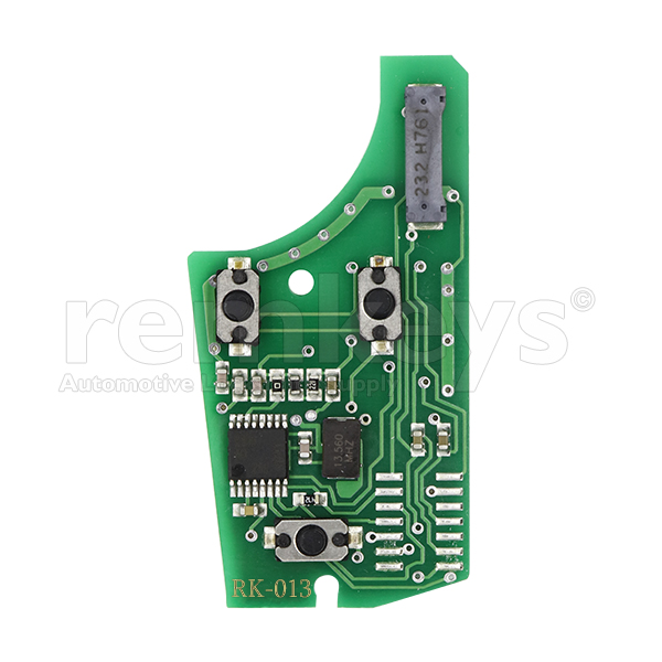 RB013 - Opel Vectra C 2Btn Flip 433mhz Repairment Board