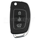 Hyundai Santa FE 3Button Flip Remote Case - HYN17R