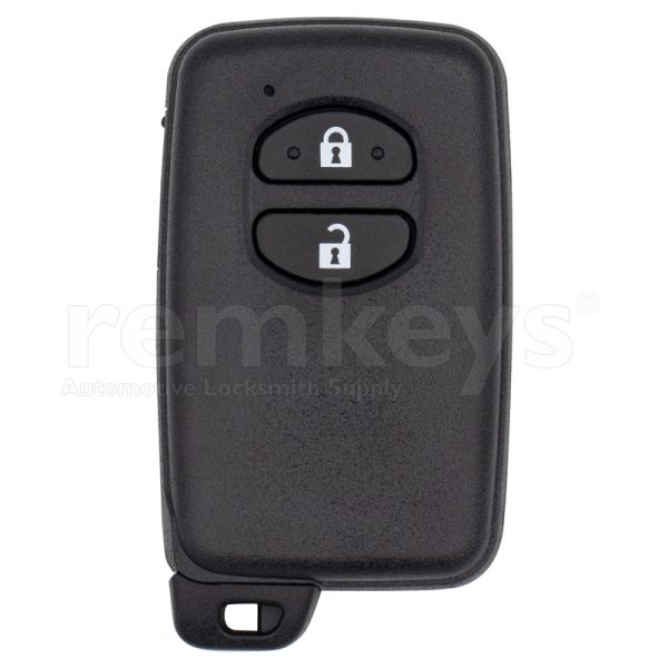 Toyota 2Button Smart Remote Case - BLACK