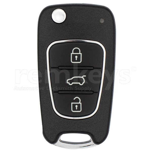 XKHY02EN - Hyundai Type 3Btn Flip Wire Remote